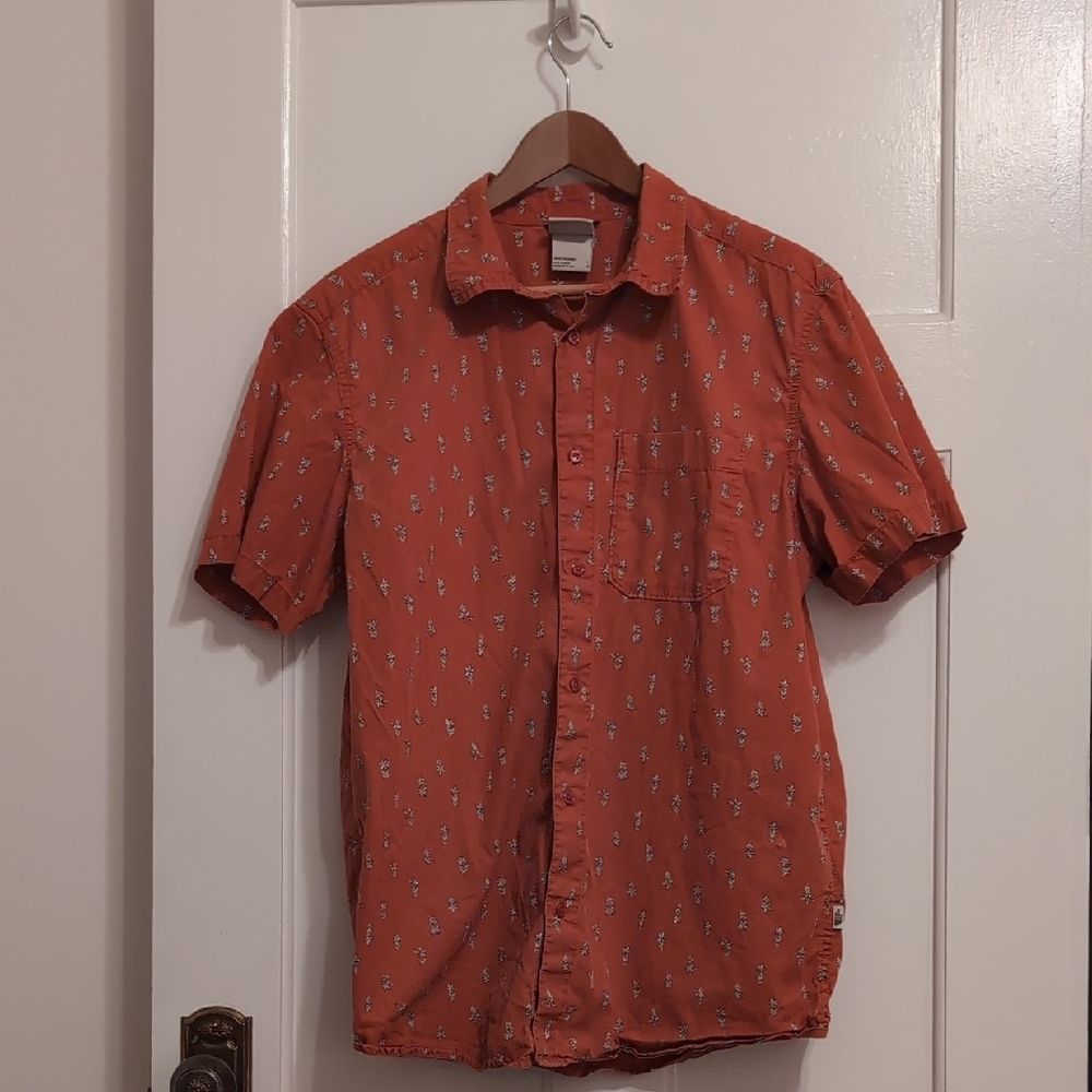 The North Face Men's Rust Casual Button Down Shirt